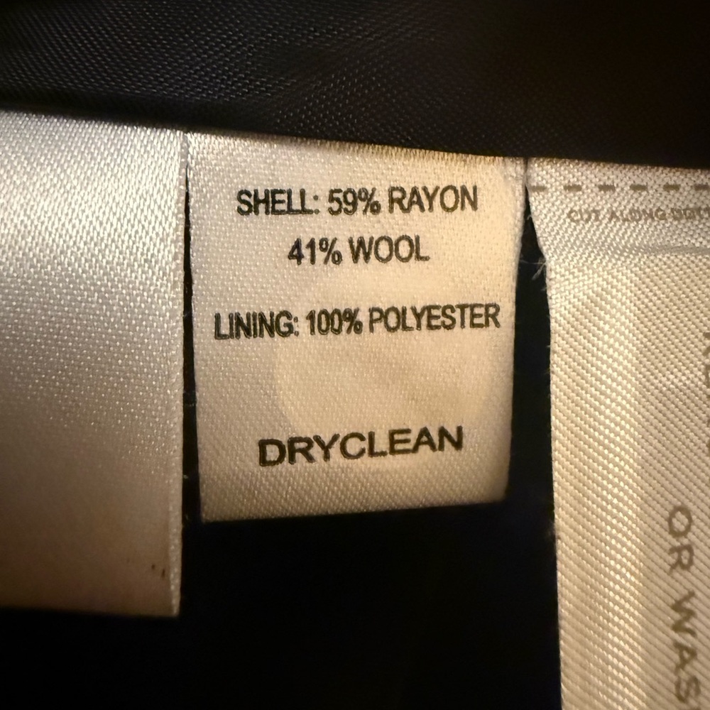 AT Black Pea Coat - Picture 4 of 7